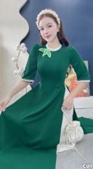 Áo Dài 3 Lá Cỏ AD3142 (Áo lẻ)