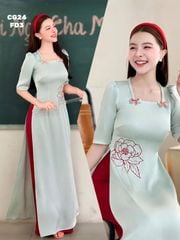 Áo Dài Hoa Tú Lệ AD3158 (Áo lẻ)