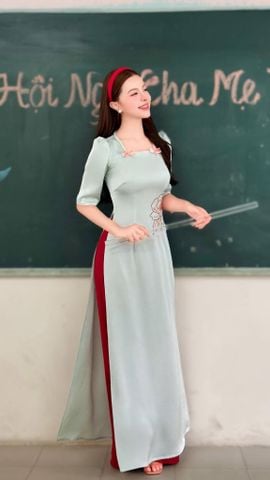 Áo Dài Hoa Tú Lệ AD3158 (Áo lẻ)