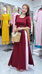 Áo Dài Hoa Tú Lệ AD3158 (Áo lẻ)
