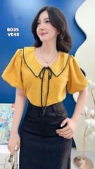 Áo Cổ Lá Viền Chỉ A9002.8062