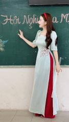 Áo Dài Hoa Tú Lệ AD3158 (Áo lẻ)