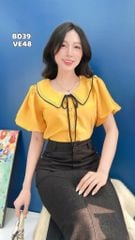 Áo Cổ Lá Viền Chỉ A9002.8062