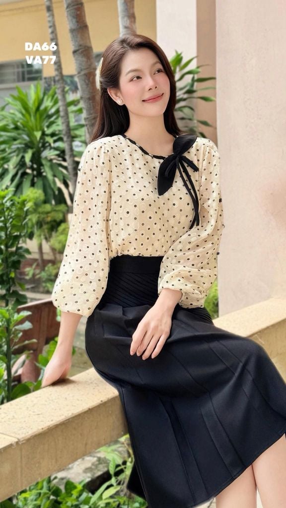 Áo Tai Thỏ Cổ Xoắn A3990 (Áo lẻ)