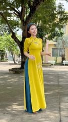 Áo Dài Cành Liễu Chim Én AD3160 (Áo lẻ)