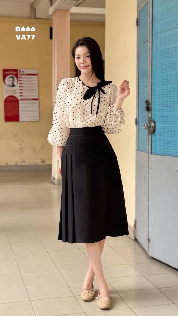 Áo Tai Thỏ Cổ Xoắn A3990 (Áo lẻ)