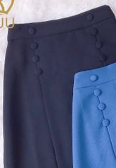 Chân Váy Dài 8 Nút Bọc CV9001.5045