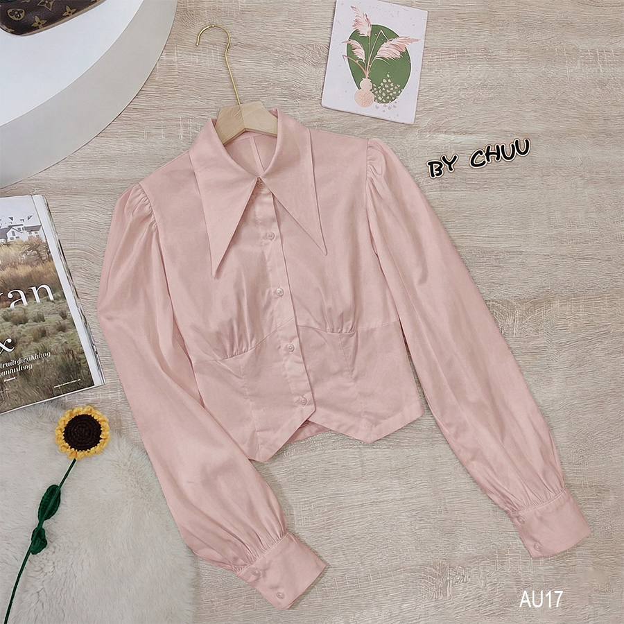 Áo Crop Cổ Nhọn A9001.1581