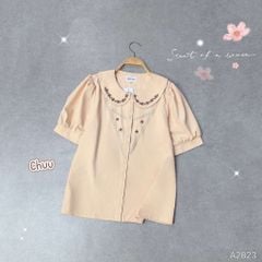 Áo Sơ Mi Ngôi Sao Xanh A2823