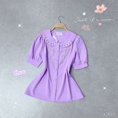 Áo Sơ Mi Ngôi Sao Xanh A2823