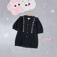 Áo Sơ Mi Hoa Dâu Tây A2832