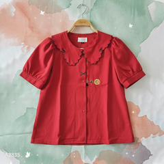 Áo Sơ Mi Nón Cối Hoa A2835