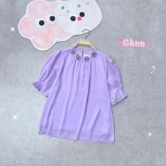 Áo Tơ Hoa Nở A2836