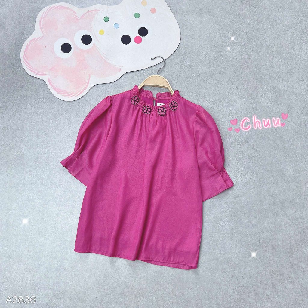 Áo Tơ Hoa Nở A2836