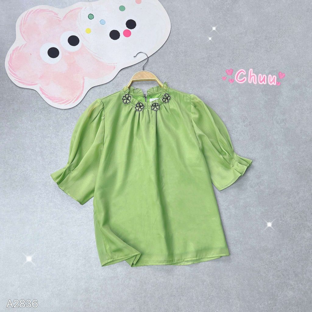 Áo Tơ Hoa Nở A2836