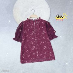 Áo Tuyết Tay Đính Hoa A2838