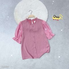 Áo Tuyết Tay Đính Hoa A2838