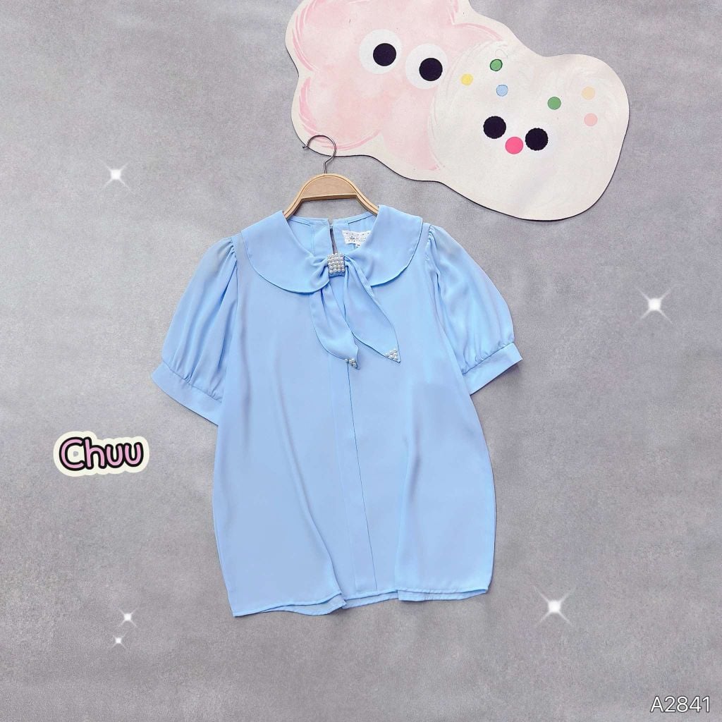 Áo Sơ Mi Trứng Ngọc Trai A2841