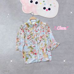 Áo Hoa Vây Bèo Nhẹ A2847