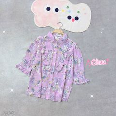 Áo Hoa Vây Bèo Nhẹ A2847