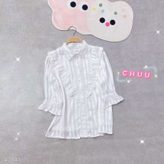 Áo Hoa Vây Bèo Nhẹ A2847