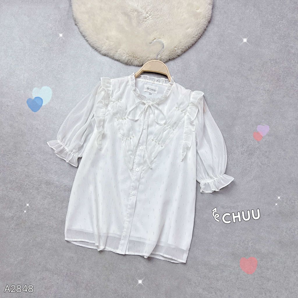 Áo Tơ Nhún A2848