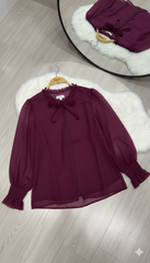 Áo Sơ Mi Hồng Tuyết + PK A2936