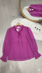 Áo Sơ Mi Hồng Tuyết + PK A2936