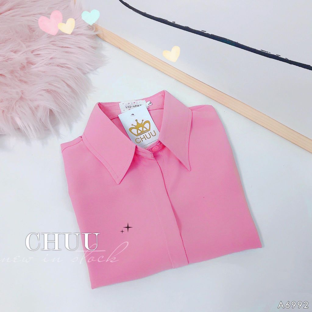Áo Sơ Mi Tay Ngắn CHUU A6992