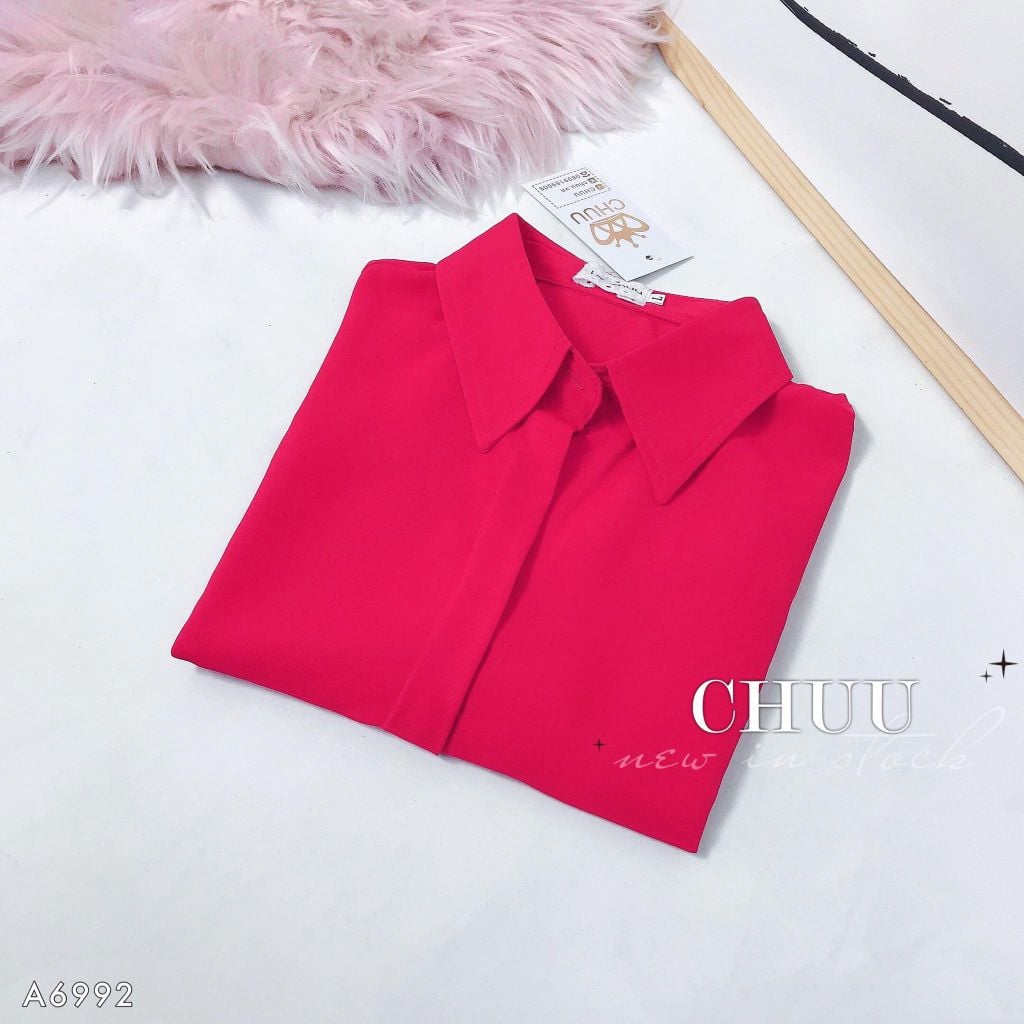 Áo Sơ Mi Tay Ngắn CHUU A6992
