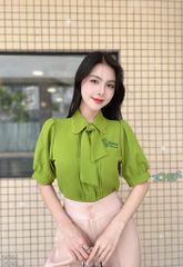 Áo Thêu Chữ Vitality (PK) A9244