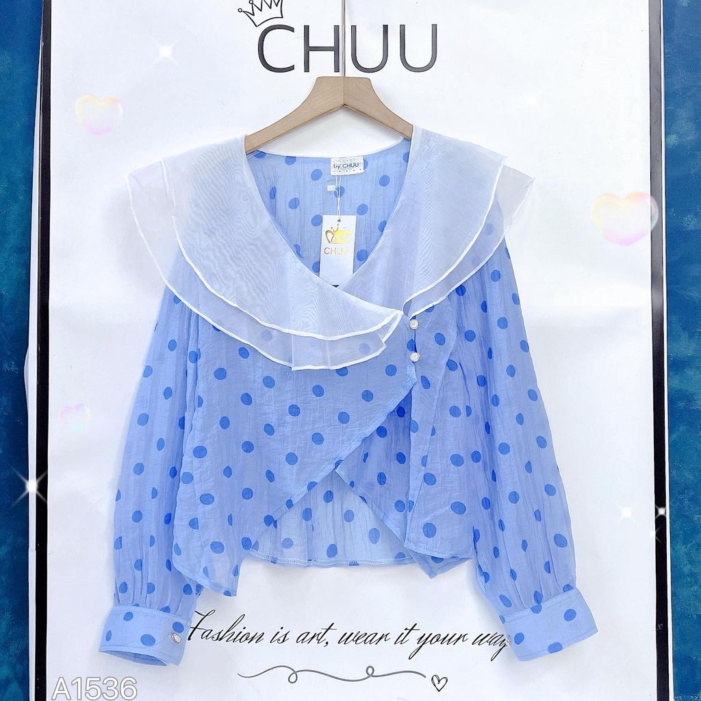 Áo Tơ Đôi Bèo To A9001.1536