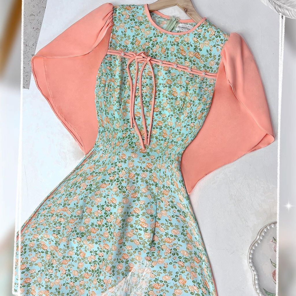 Áo Dài Tay Đắp Se Duyên AD1401 (áo lẻ)