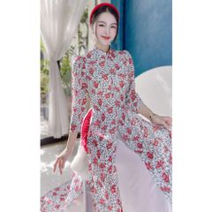 Áo Dài Tứ Thân 3T Nút Bọc AD1406 (áo lẻ)