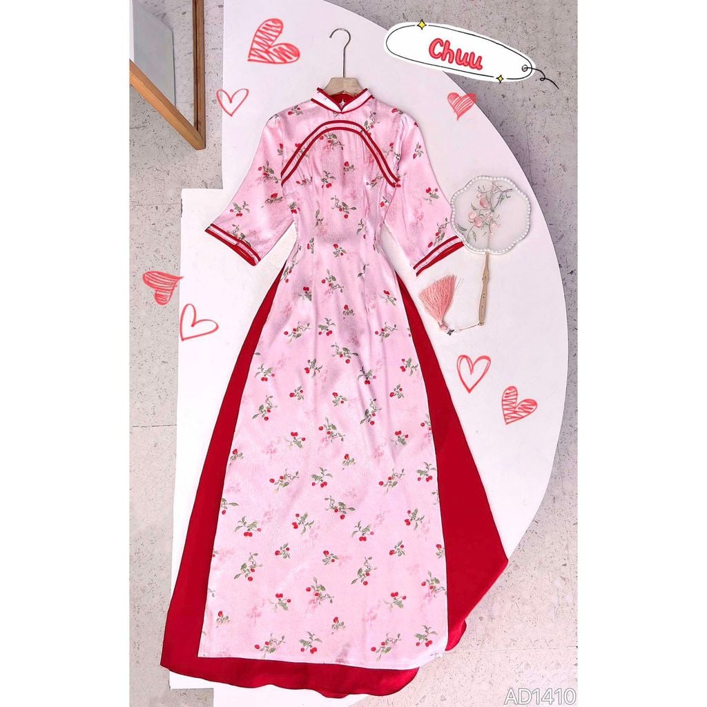 Áo Dài Li Đôi Thượng Hải AD1410 (áo lẻ)