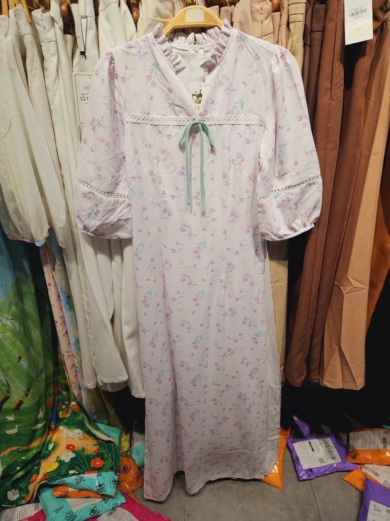 Áo Dài Cổ YY Ren+PK AD9002.1415 (áo lẻ)