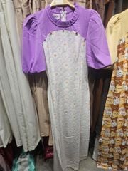 Áo Dài Muôn Thú Chen Lấn AD1438 (áo lẻ)