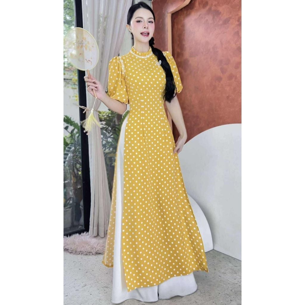 Áo Dài Bướm Alone AD1446 (áo lẻ)