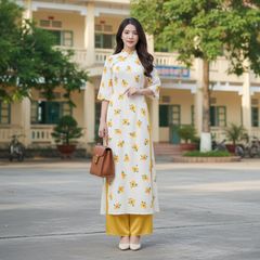 Áo Dài Bình An AD9002.1465 (áo lẻ)
