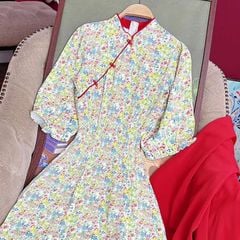 Áo Dài Nhi Anh Ngọc Đôi AD1475 (áo lẻ)