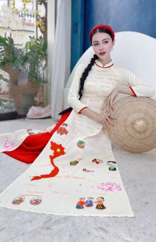 Áo Dài TT 63 Tỉnh Thành AD1515 (áo lẻ)