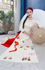 Áo Dài TT 63 Tỉnh Thành AD9002.1515 (áo lẻ)