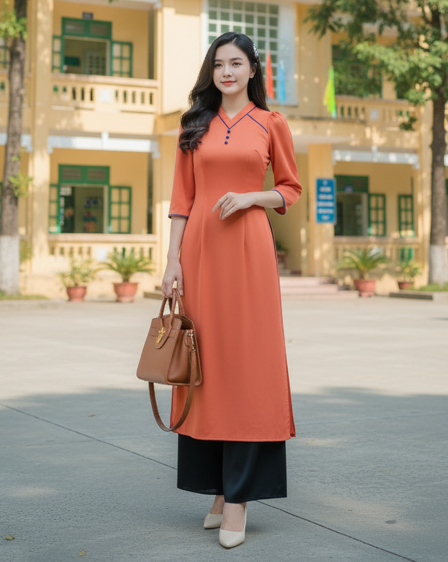 Áo Dài Kim Tự Tháp AD1552 (áo lẻ)