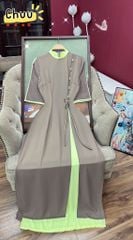 Áo Dài Chiffon 4T Ngọc Đôi 130cm AD1575 (áo lẻ)