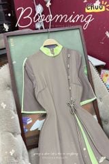 Áo Dài Chiffon 4T Ngọc Đôi 130cm AD1575 (áo lẻ)