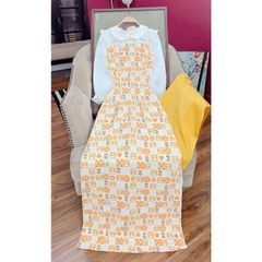 Áo Dài Cổ Sen Line Ngang AD1577 (áo lẻ)