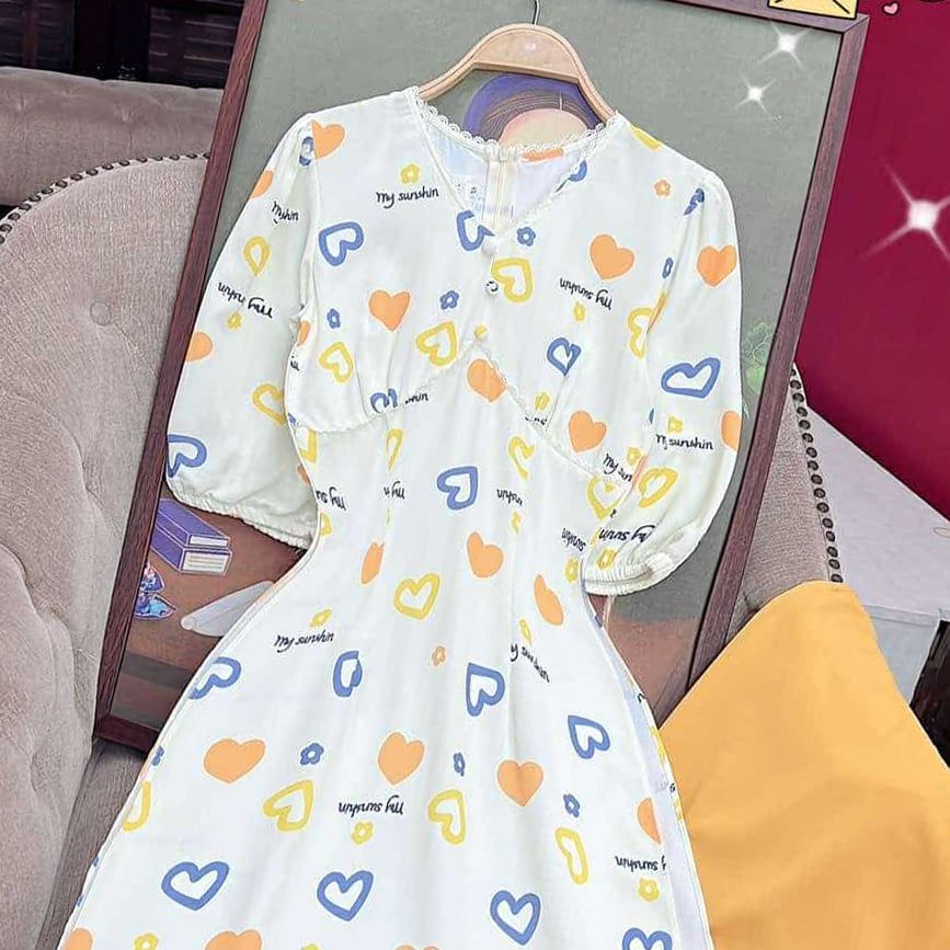 Áo Dài Sò Viền Ren AD1636 (áo lẻ)