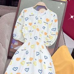 Áo Dài Sò Viền Ren AD1636 (áo lẻ)