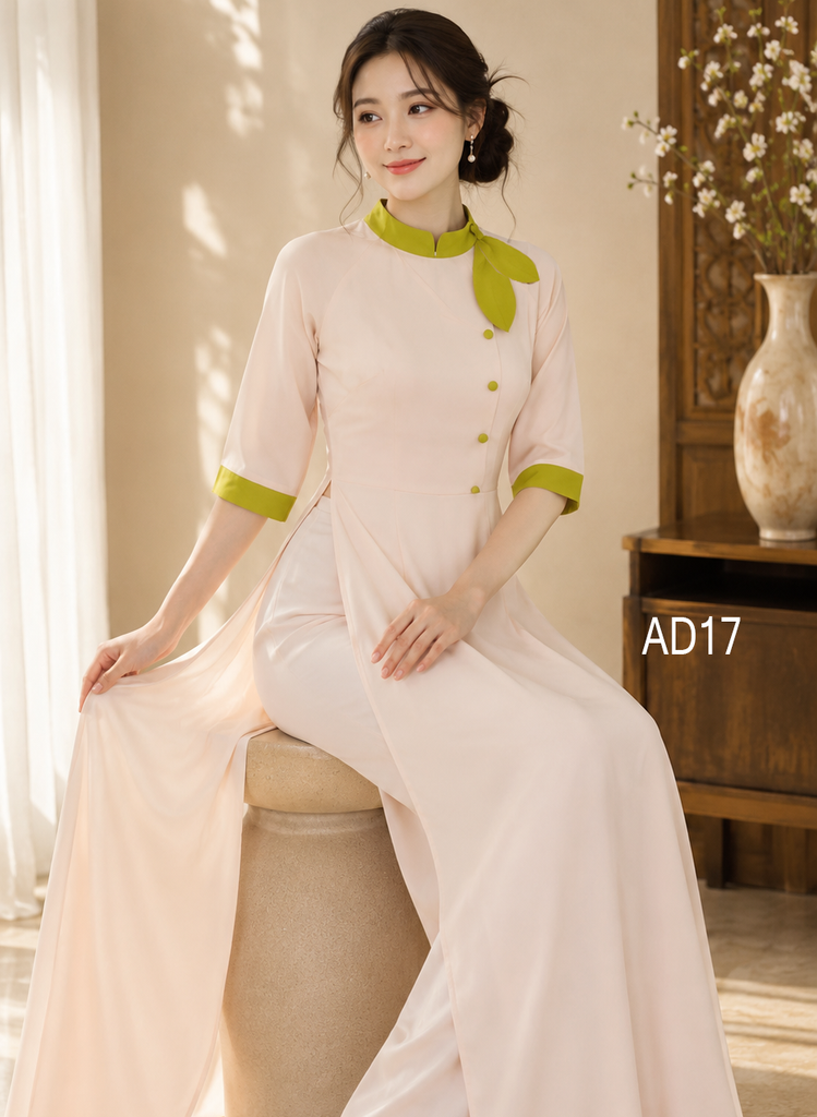 Áo Dài Tai Gấu Túi AD1643 (Áo lẻ)