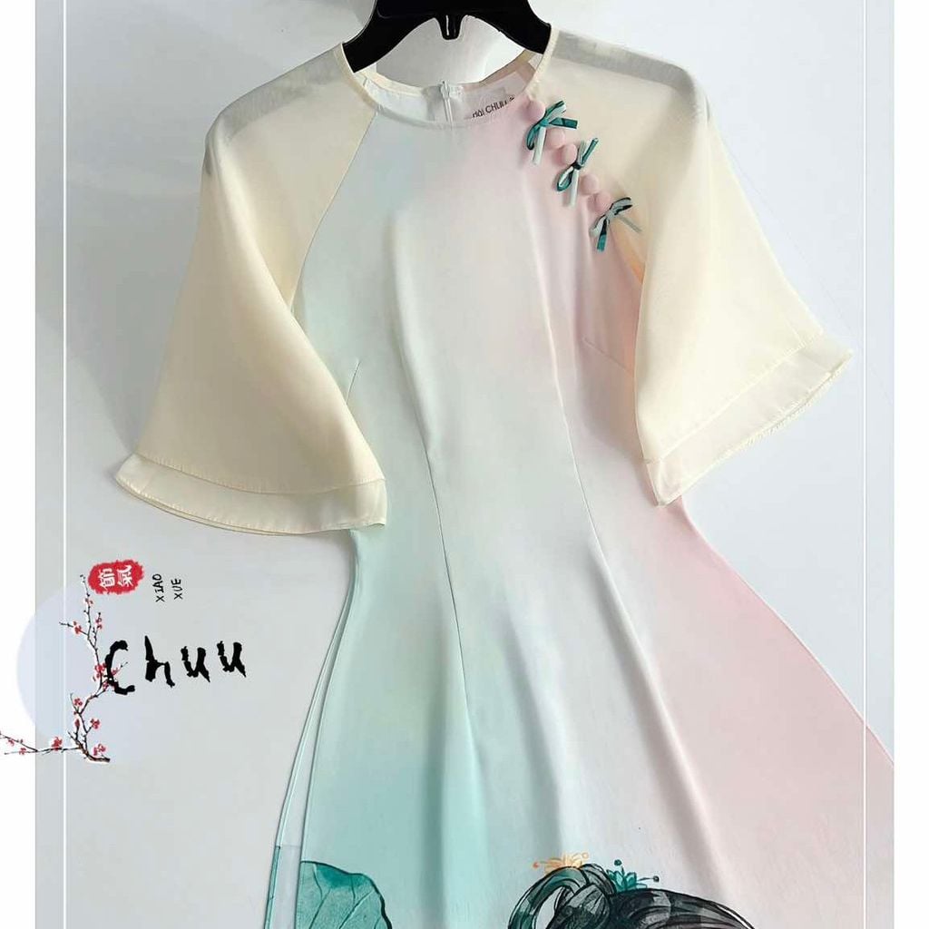 Áo Dài Tiểu Muội Muội AD1647 (áo lẻ)